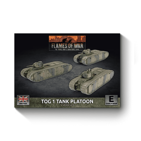 Flames of War Early War British TOG 1 Tank Platoon