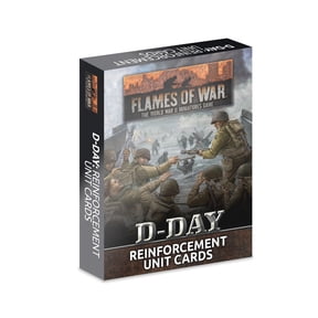 Flames of War: D-Day Reinforcement Unit Cards