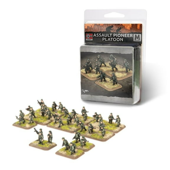 Battlefront Miniatures Flames of War German Assault Pioneer Platoon FOW GE758