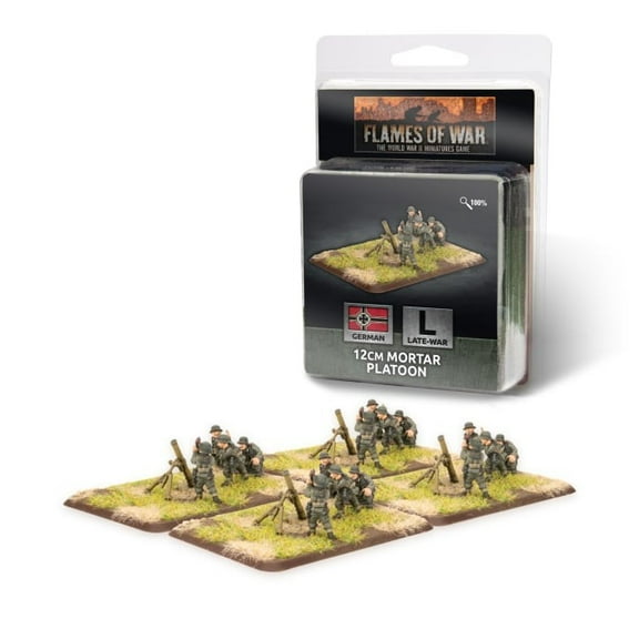 Flames of War: German 12cm Mortar Platoon (Late-War)