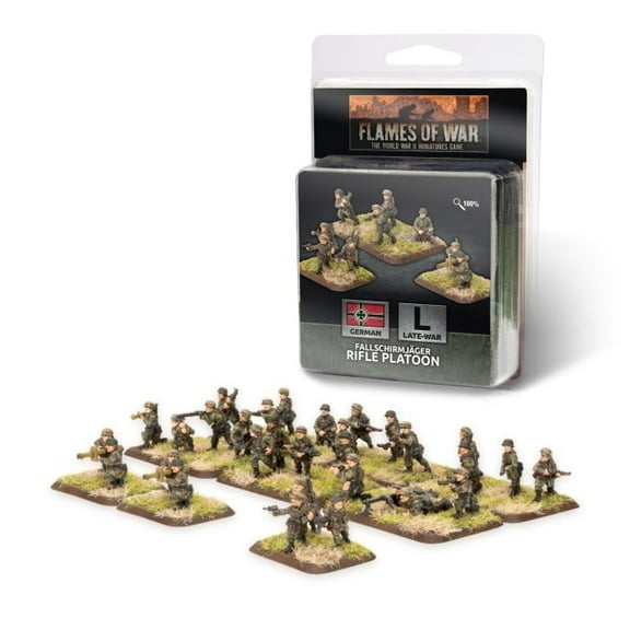Flames of War: German Fallschirmjger Rifle Platoon (Late-War)