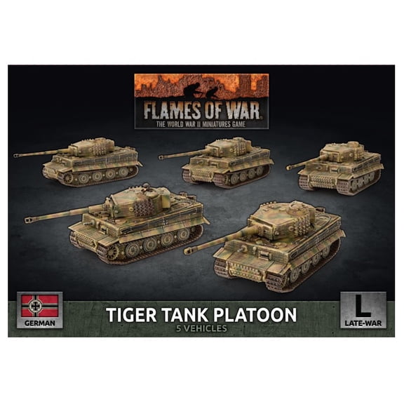 Flames of War: German Tiger Tank Platoon (Late-War)