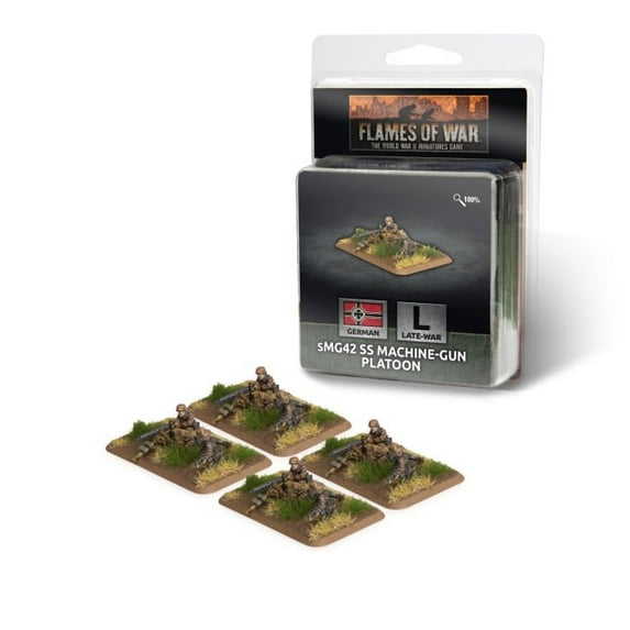 Flames of War: German sMG42 SS Machine-Gun Platoon (Late-War)