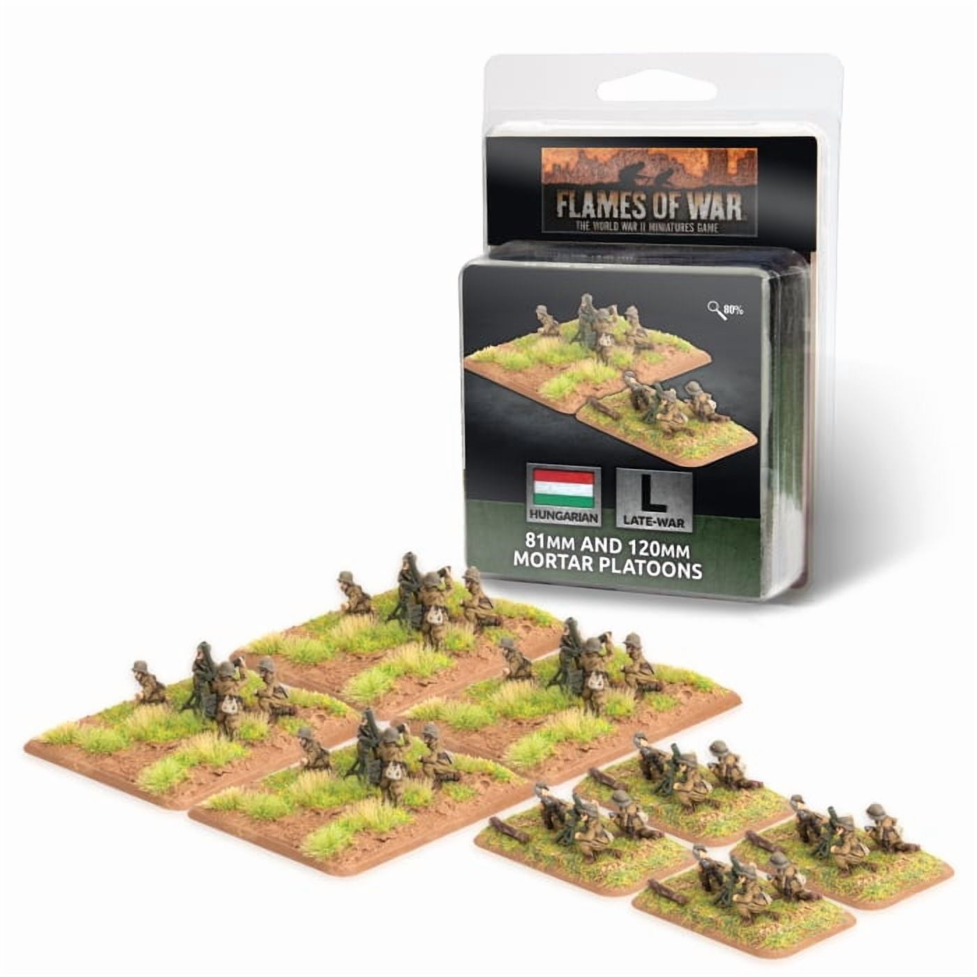 RARE! FLAMES OF WAR US775 : MORTAR PLATOON neuf, sous blister