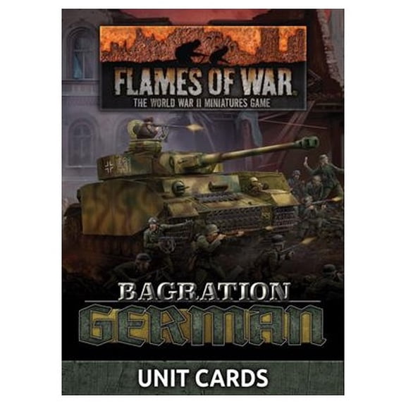 Flames of War: Bagration: German Unit Cards