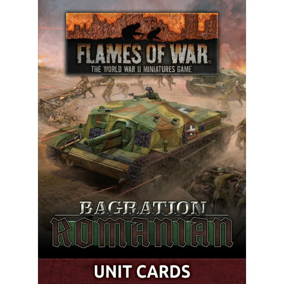 Flames of War Late War Bagration Romanian Unit Cards (v4)