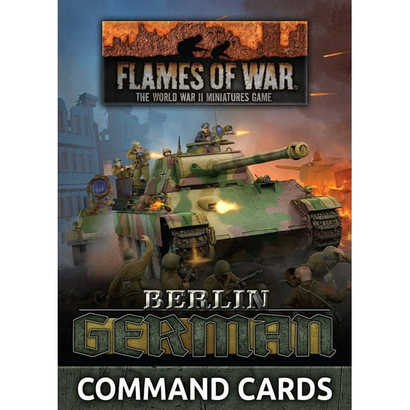 Flames of War Late War Berlin German Command Cards (v4)