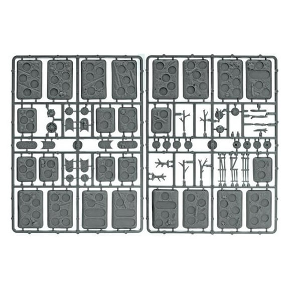 Battlefront Miniatures Plastic Bases - Rural New
