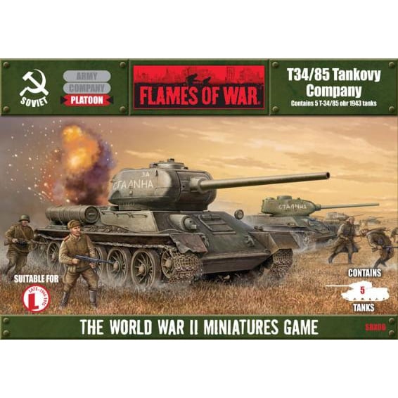 Flames of War Late War Soviet T-34/85 Company - Walmart.com Flames of War Late War Soviet T-34/85 Company - Walmart.com