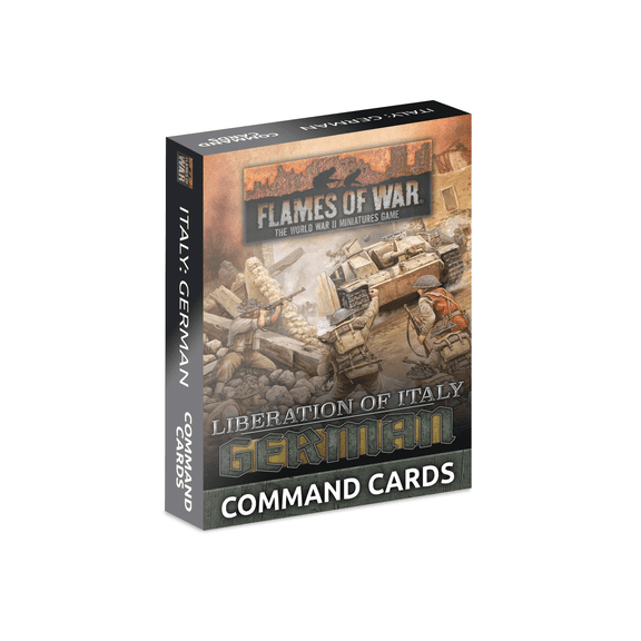 Flames of War: Liberation of Italy: German Command Cards