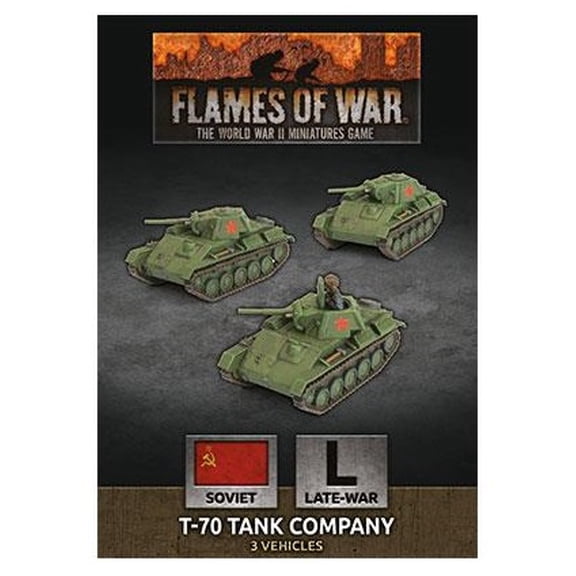 Flames of War: Soviet T-70 Tank Company (Late-War)