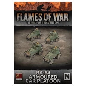 Flames of War: Soviet BA-64 Armoured Car Platoon (Mid-War)