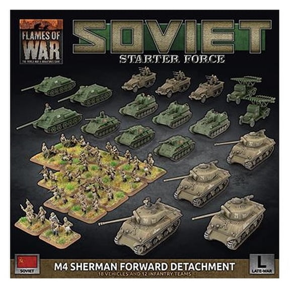Flames of War: Soviet Starter Force: M4 Sherman Forward Detachment (Late-War)