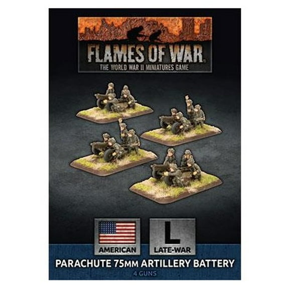 Flames of War: American Parachute 75mm Artillery Battery (Late-War)