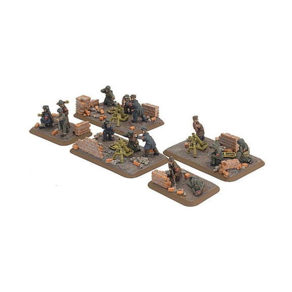 Battlefront Miniatures Volkssturm Mortar Platoon New