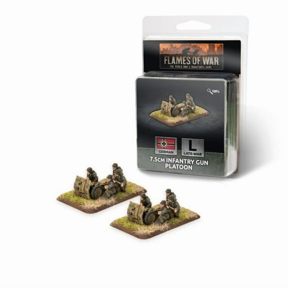 Flames of War: German 7.5cm Infantry Gun Platoon (Late-War)