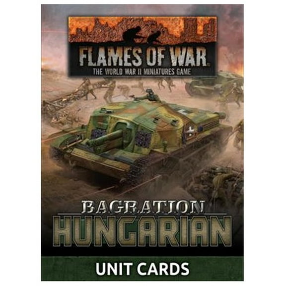 Flames of War: Bagration: Hungarian Unit Cards