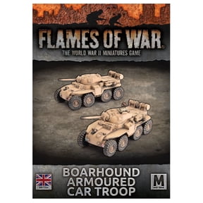 Flames of War: British Boarhound Armoured Car Troop (Mid-War)