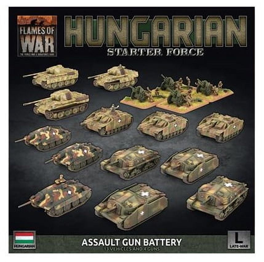 Flames Of War German 10.5cm Artillery Battery - Late War Miniature Set