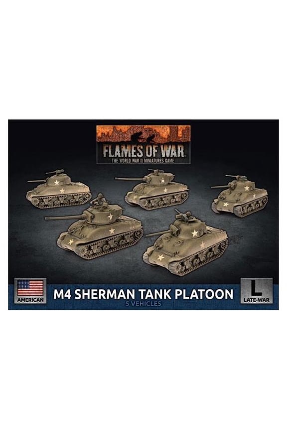 : American M4 Sherman Tank Platoon (Late-War)