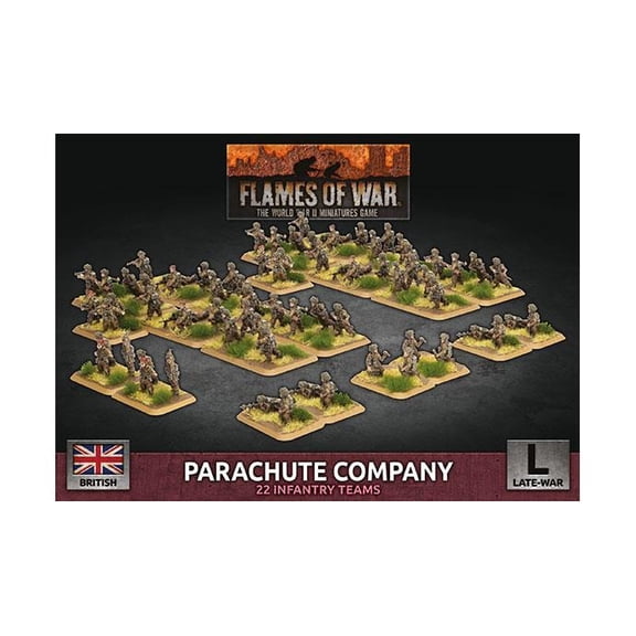 Battlefront Miniatures Parachute Company (Plastic) New