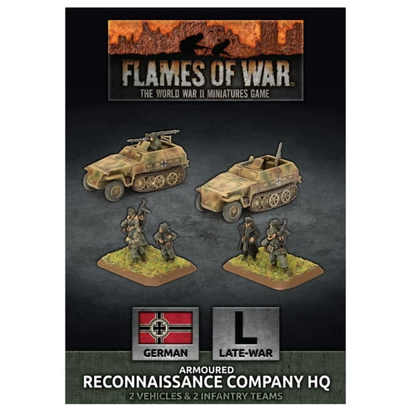 Flames of War: WW2 - Reconnaissance Company HQ