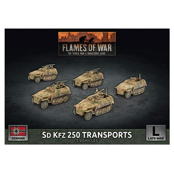 Flames of War: German Sd Kfz 250 Transports (Late-War)