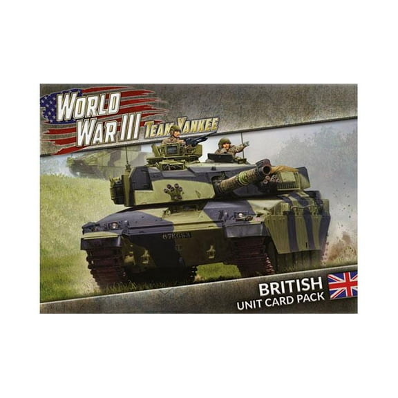 Flames of War World War III: Team Yankee British Unit Cards