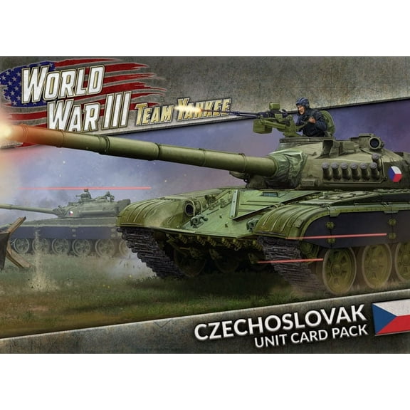 Flames of War World War III: Team Yankee Czechoslovak Unit Cards