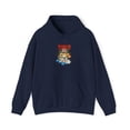 thumbnail image 1 of Flamethrower Flameboy World Industries Skateboard Vintage Classic Hoodie Print - S / Navy, 1 of 5