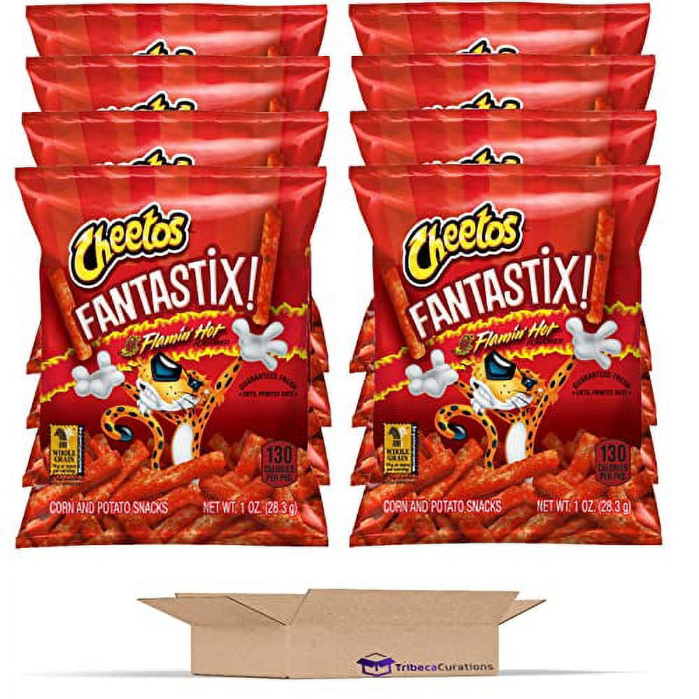 Flamin' Hot Cheese Fantastix Value Pack by Tribeca Curations, 1 Ounce Bag