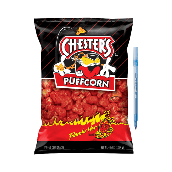 Flamin' Hot Flavored Puffcorn 4.25 oz