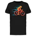 thumbnail image 1 of Flaming Bicycle Athlete T-Shirt Men -Image by Shutterstock, Male XX-Large, 1 of 2