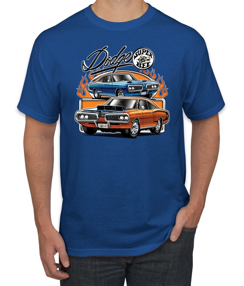 Wild Bobby Flaming Dodge Super Bee Muscle Car Cars and Trucks Mom Men Tee Walmart