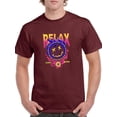 thumbnail image 1 of Flaming Globe And Eyeball T-Shirt Men -Image by Shutterstock, Male Medium, 1 of 4