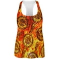 thumbnail image 1 of Flaming Hot Charcoal Grilled Steak Pattern All Over Womens Work Out Tank Top Multi 2XL, 1 of 2