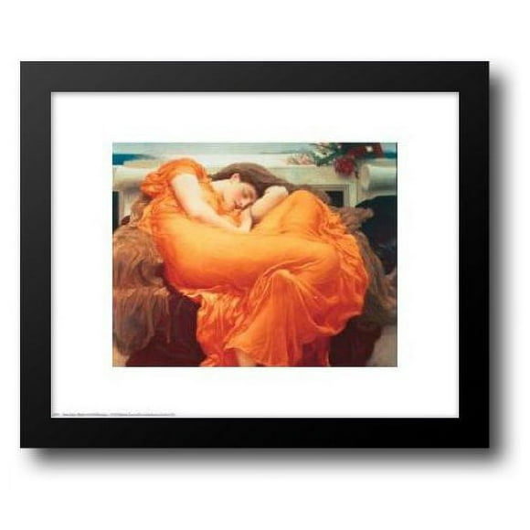 Flaming June 24x20 Framed Art Print by Leighton, Frederic