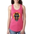 thumbnail image 1 of Flaming Laughing Fierce Clown | Womens Cars and Trucks Jersey Racerback Tank Top, Hot Pink, Large, 1 of 3