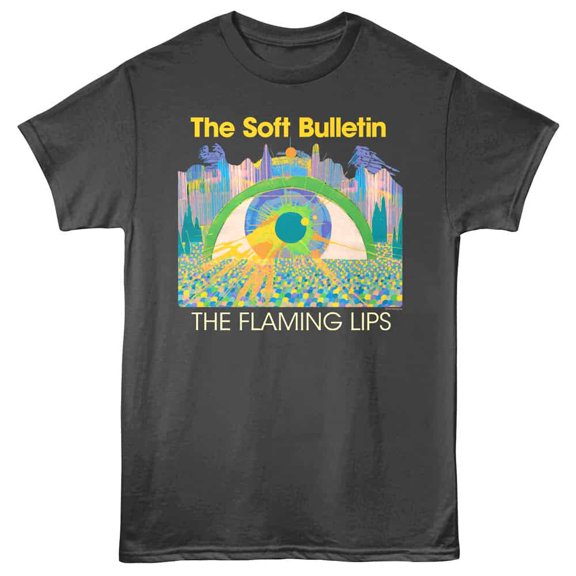 Flaming Lips Soft Bulletin Men's T Shirt (Charcoal, AdultS)