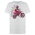 thumbnail image 1 of Flaming Motocross Rider Tee Men's -Image by Shutterstock, 1 of 2
