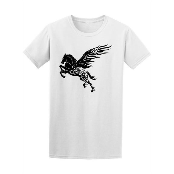 Flaming Pegasus  T-Shirt Men -Image by Shutterstock, Male x-Large
