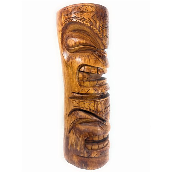 Flaming Premium Love & Prosperity Tiki Totem 40 in X 12 in - Hawaii Museum | #yuy3815100b