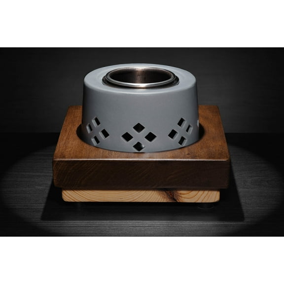 Flaming S'mores Decorative Firepit and Stand