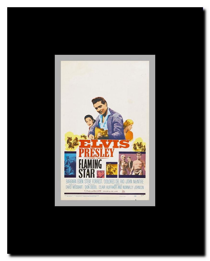 Flaming Star Framed Movie Poster
