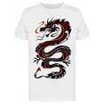 thumbnail image 1 of Flaming Tribal Dragon T-Shirt Men -Image by Shutterstock, Male x-Large, 1 of 2