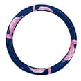 thumbnail image 1 of Flamingo 14.5 Inch Printing PVC Leather Auto Accessories Steering Wheel Cover, 1 of 6