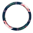 thumbnail image 1 of Flamingo 14.5 Inch Printing PVC Leather Car Wheel Cover Auto Accessories Steering Wheel Covers, 1 of 6