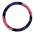 thumbnail image 1 of Flamingo 14.5 Inch Printing PVC Leather Car Wheel Covers Steering Wheel Cover Auto Accessories, 1 of 6