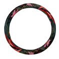 thumbnail image 1 of Flamingo 14.5 Inch Printing PVC Leather Car Wheel Covers Steering Wheel Covers Auto Accessories, 1 of 6