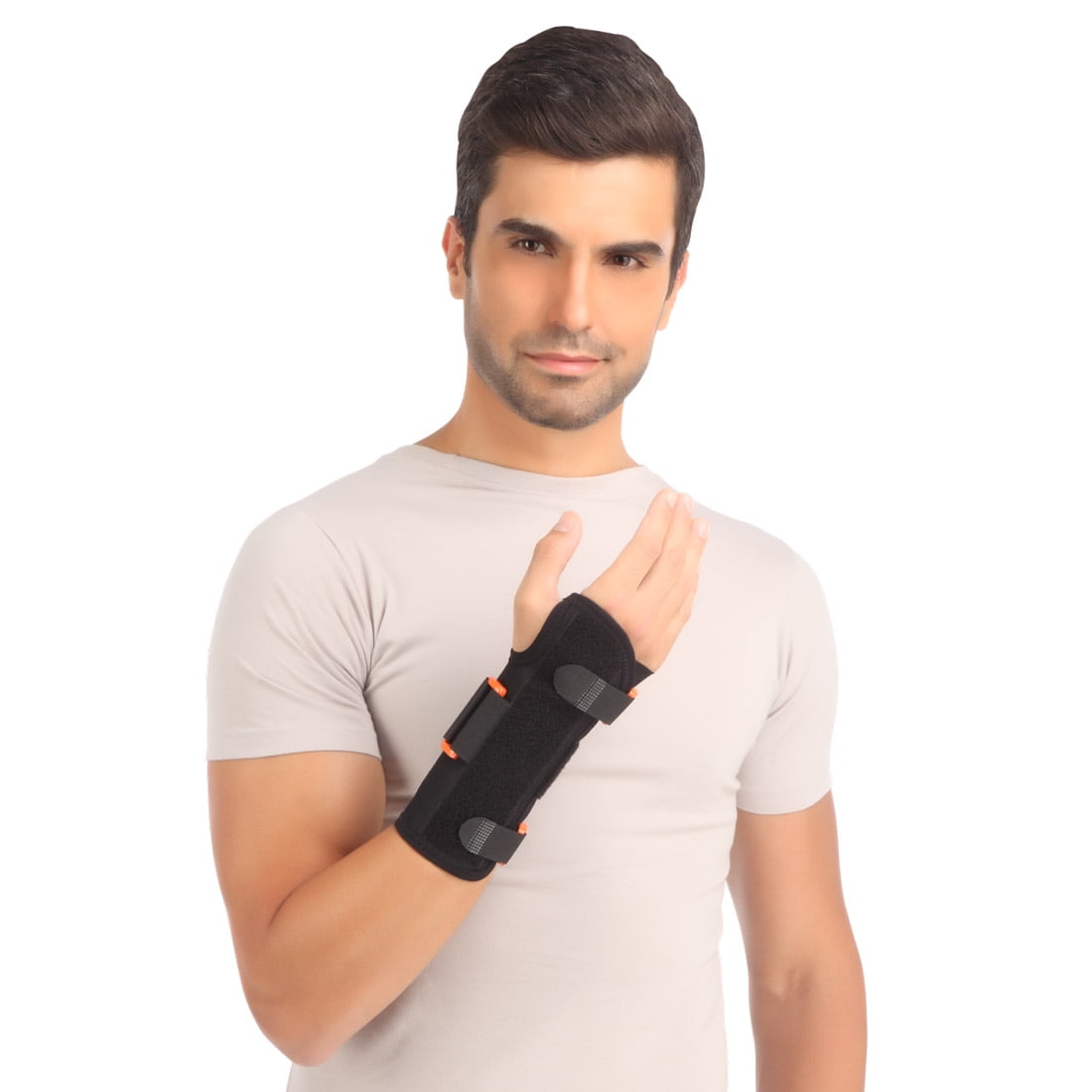 Flamingo Supportive Elastic Wrist Splint- Metal Splint, Anatomical Fit